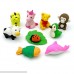 YETOOME 30 Puzzle Take Apart Animals Erasers Collectible Set of Adorable Japanese Style Novelty Pencil Eraser Toys Variety Gift Party Favors Games for Kids B07KK4FFXZ